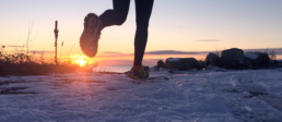 Running in winter