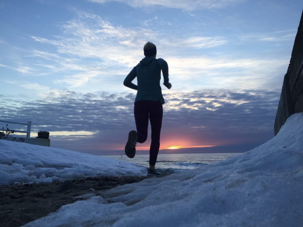 Running in winter